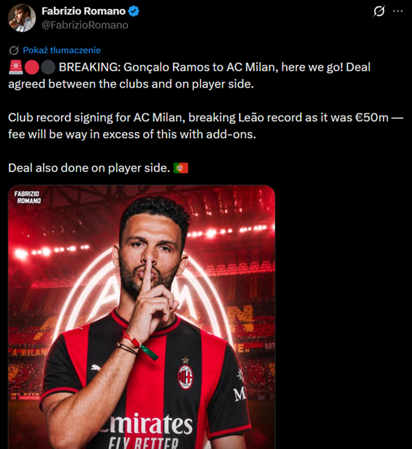 HERE WE GO! Milan bierze POTĘŻNE WZMOCNIENIE prosto z PSG!